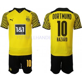 Barn Fotballdrakter BVB Borussia Dortmund Thorgan Hazard 10 Hjemme 2021-22 Kortermet